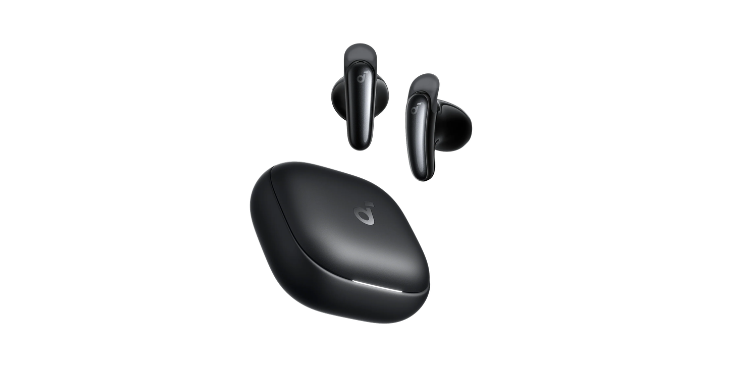 Anker Soundcore Liberty Buds Wireless Semi-in-Ear Earbuds with ANC – Black